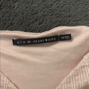 Heart Hips Pink Top